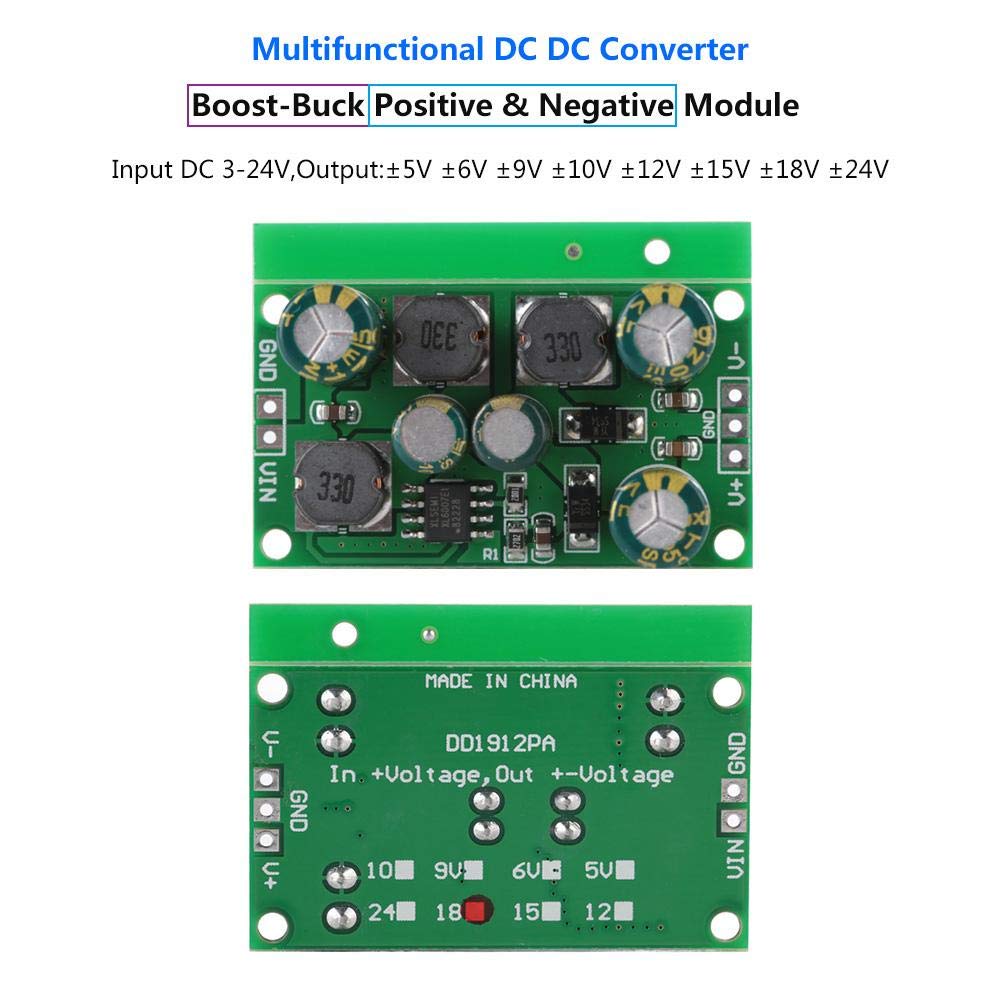 DC-DC Positive & Negative Voltage Boost Converter (Output Voltage ±5VDC)