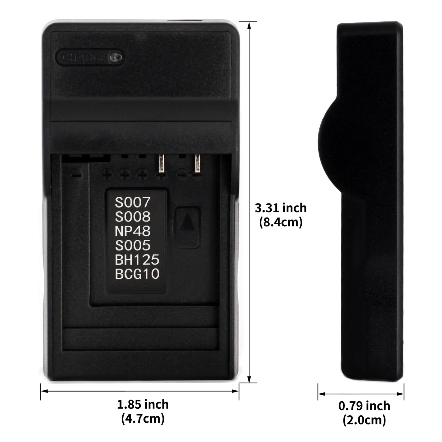 Norifon NP-70 USB Charger for Fujifilm FinePix F20, FinePix F20 Zoom, FinePix F40fd, F45fd, F47fd Camera and More