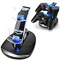 TNP Compatible with PS3 Controller Charger Stand for Sony Playstation 3 Controller compatible with Dualshock 3 Charging, 2 Tier Docking Station Stand