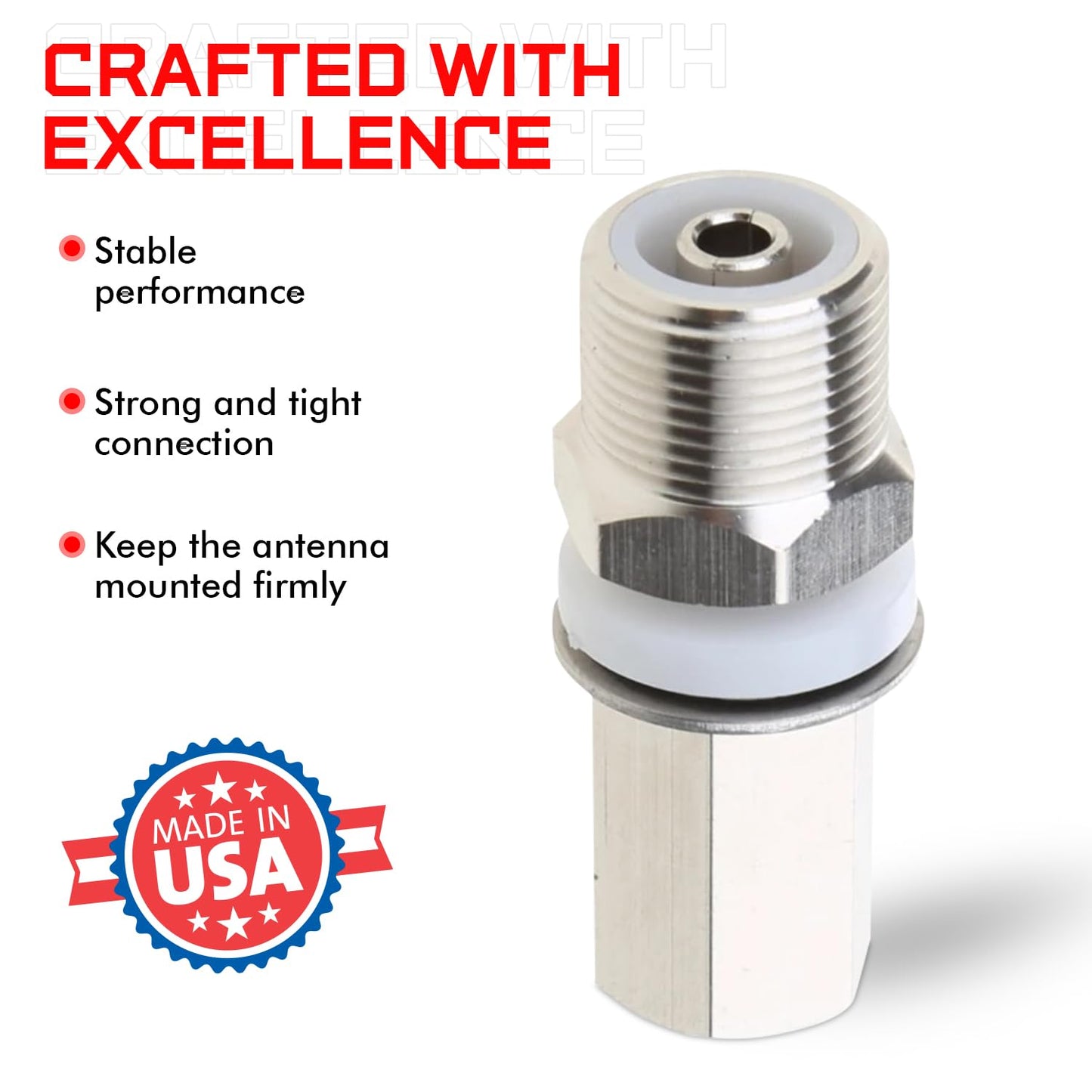 Prostick Universal Heavy Duty SO-239 Stud Mount for CB Radio Antenna