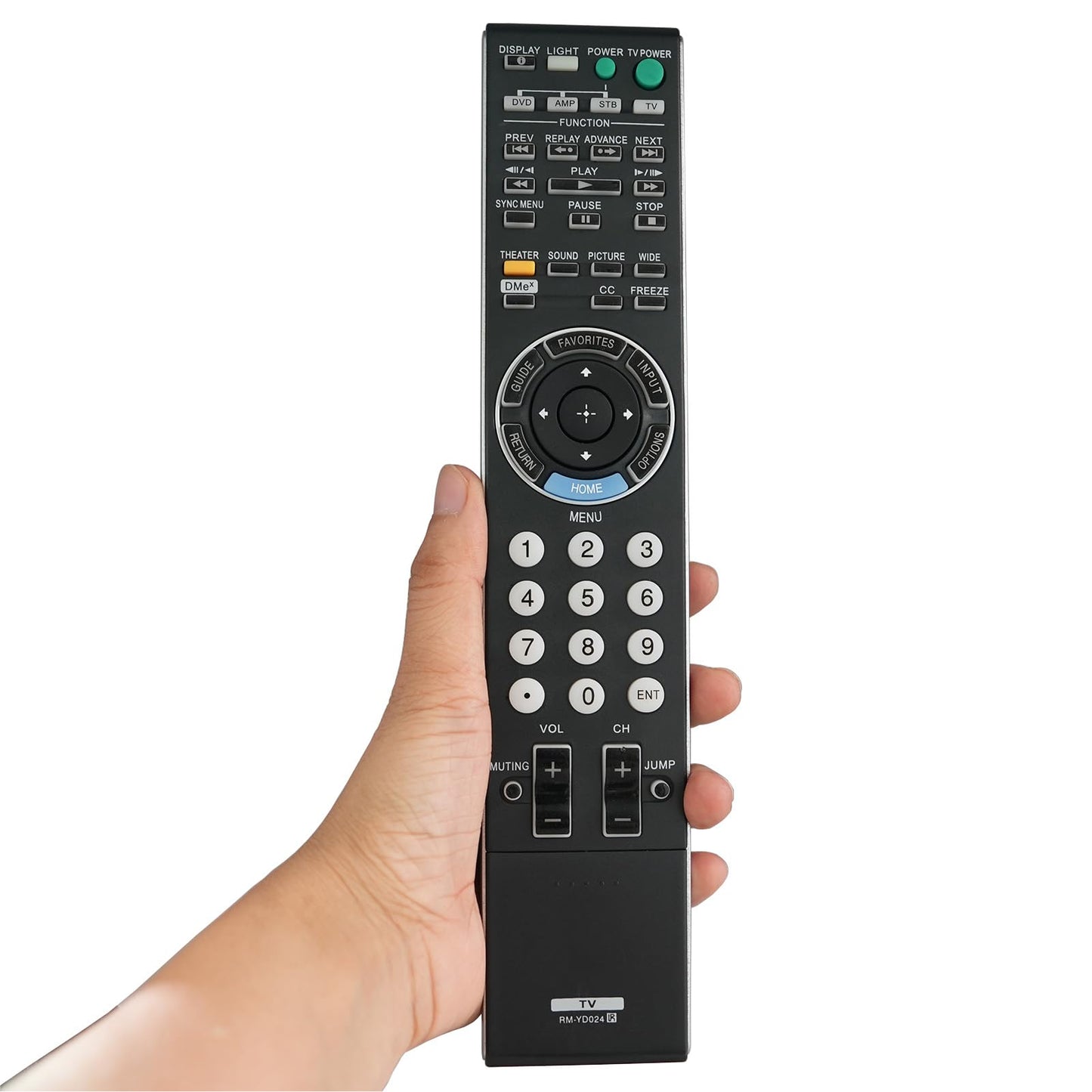 Replacement Remote Control RM-YD024 Compatible for Sony TV KDL46XBR8 KDL46Z4100 KDL-46Z4100 KDL-52XBR6 KDL-55XBR8 KDL-70XBR7