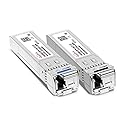 1 Pair 10GBASE-BX40-UD BiDi SFP+ Module, TX 1270nm/1330nm, RX 1330nm/1270nm, 40km DOM Simplex LC/UPC SMF Optical Transceiver Networking Mini Gbic
