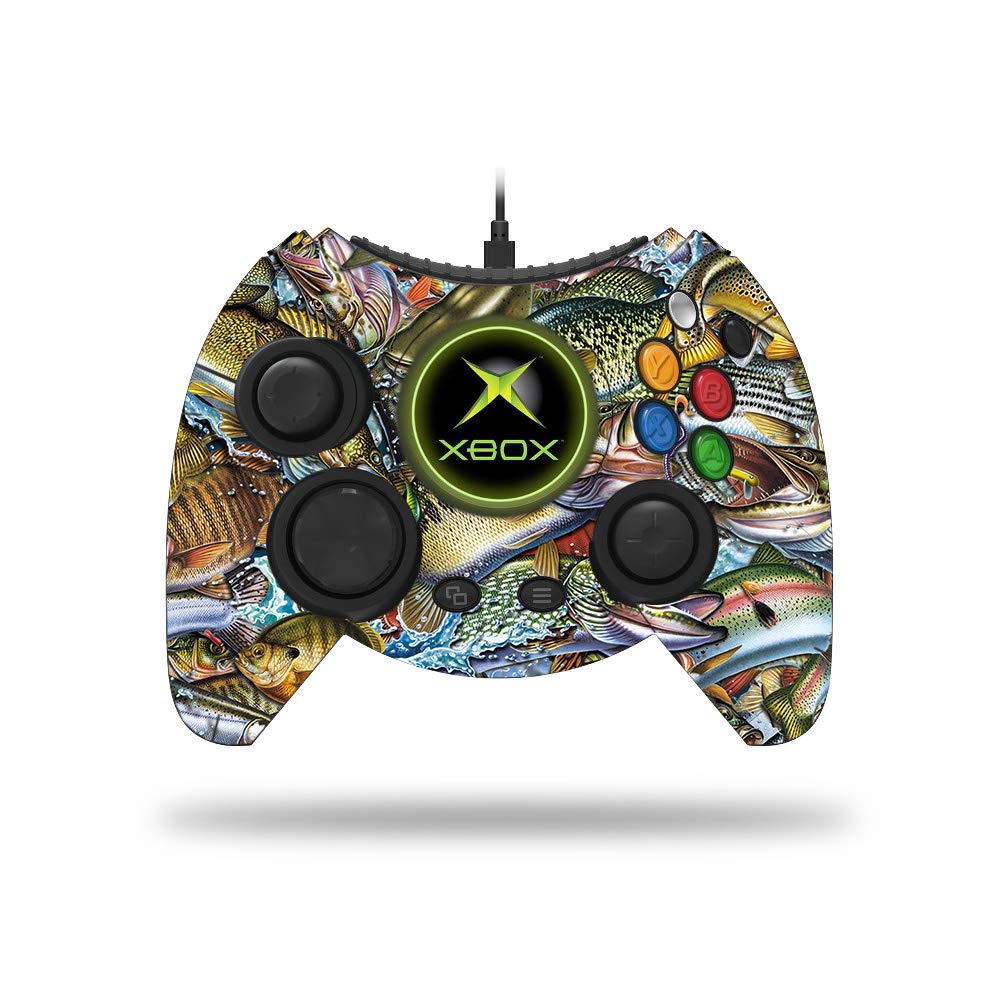 MightySkins Skin Compatible with Microsoft Xbox One Hyperkin Duke Controller - Action Fish Puzzle | Protective, Durable, and Unique Vinyl Decal wrap