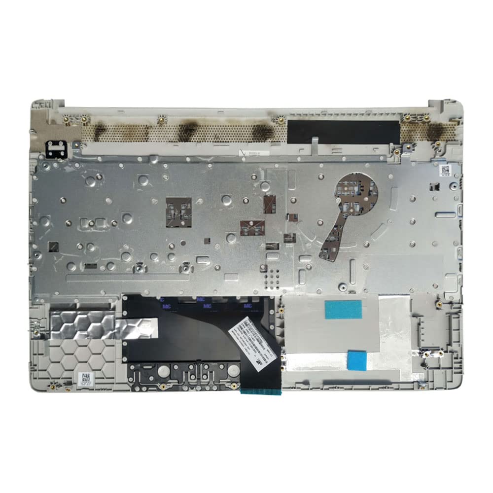 Laptop English Keyboard Compatible for HP 15S-DU 15S-DY 15-DW TPN-C139 15-dw0046nr 15-DW0446NZ US Layout Keyboard with Palmrest Cover (No TouchPad)