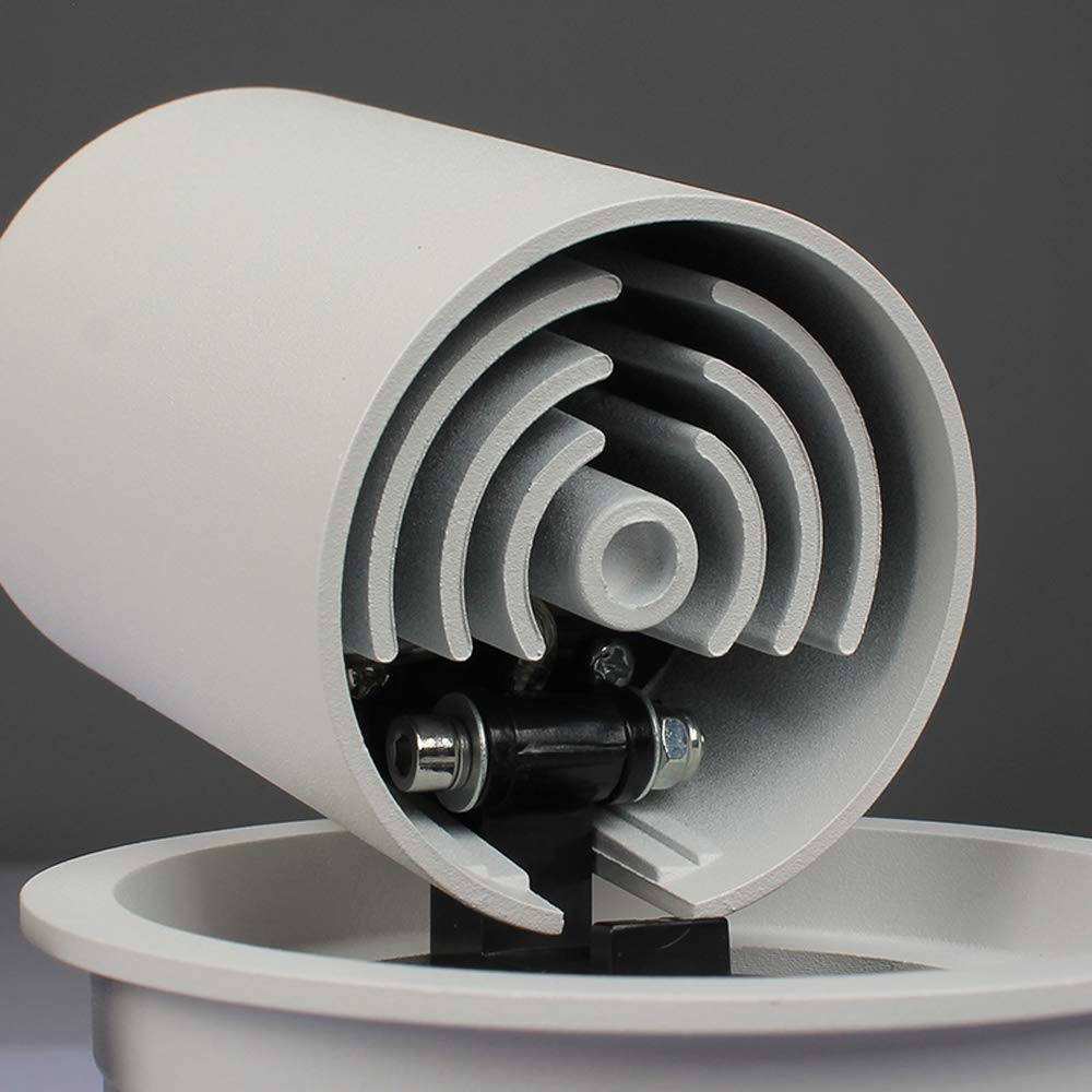 Aisilan 3 Inch 9W Recessed Spotlight, Round LED Downlight, Anti Glare Spot Light, Adjustable Angle Downlight Gimbal Light, Warm White CRI97 for Indoor