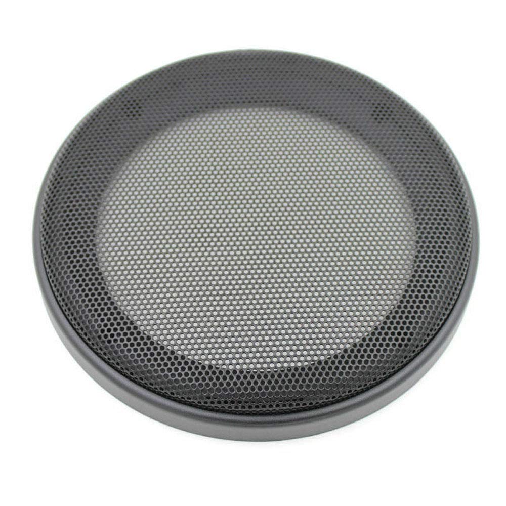 2X 5.5in. Black Speaker Coaxial Steel Mesh Grille Cover Woofer Mask Protection Frame