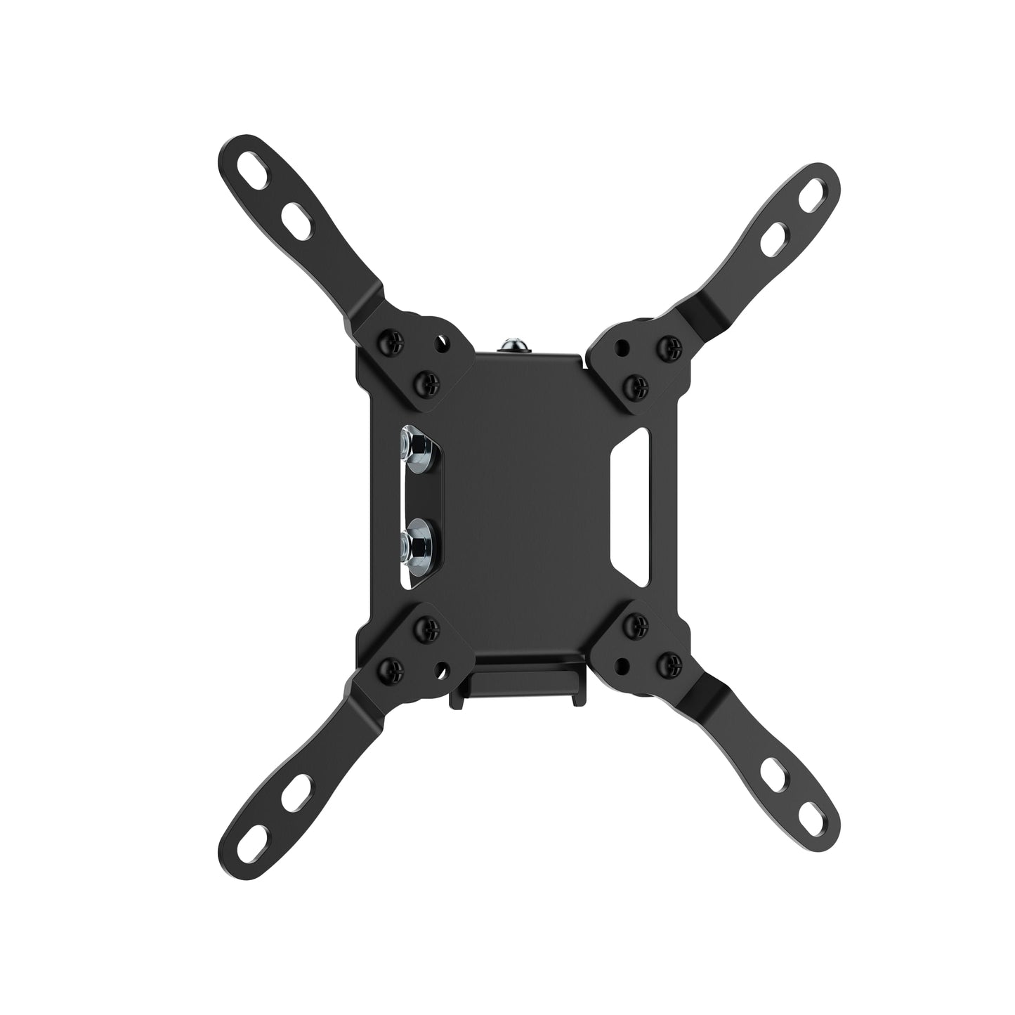 Mount-It! Tilting TV Wall Mount Bracket for Small to Medium TVs and Monitors, Low-Profile Design with Quick Release, Fits 32 to 50 Inch Screens, VESA
