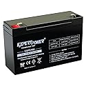 ExpertPower 6V 10AH Sealed Lead Acid (SLA) Battery with F1 Terminal