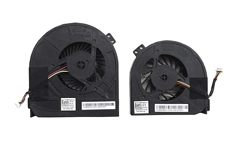 Z-One Laptop Cooling Fan for Dell Precision M4800 Series CPU with GPU Cooling, 4-Wire 4-Pin