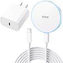 MagSafe Charger 25W Magnetic Wireless Charger Fast Charging Pad with 30W Adapter&4.2FT Type C Cable Compatible with iPhone 17/16/15/14/13/12 Series