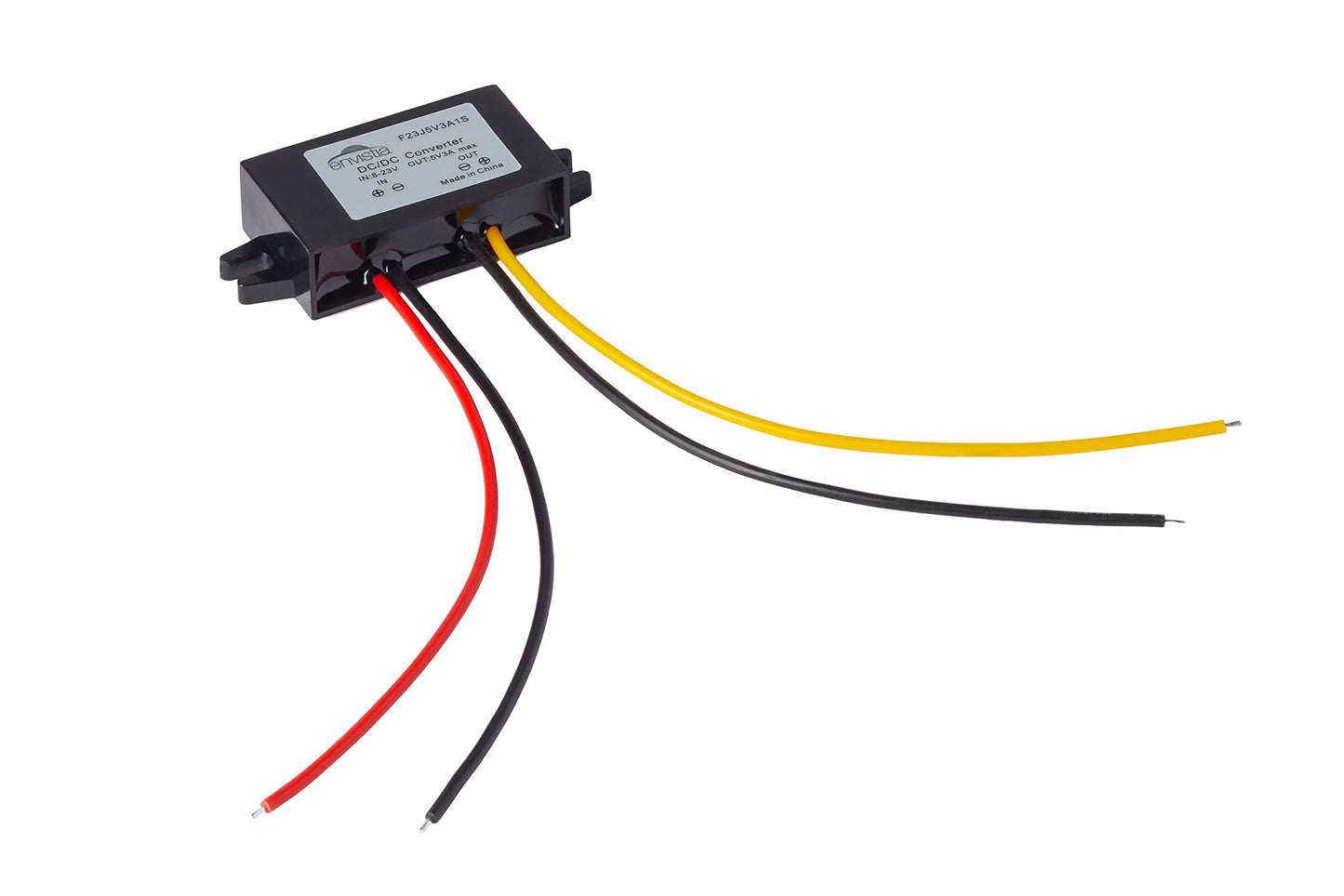 12V (8-23V) in to 5V Out DC-DC Converter Module 3A 15W with Flying Leads