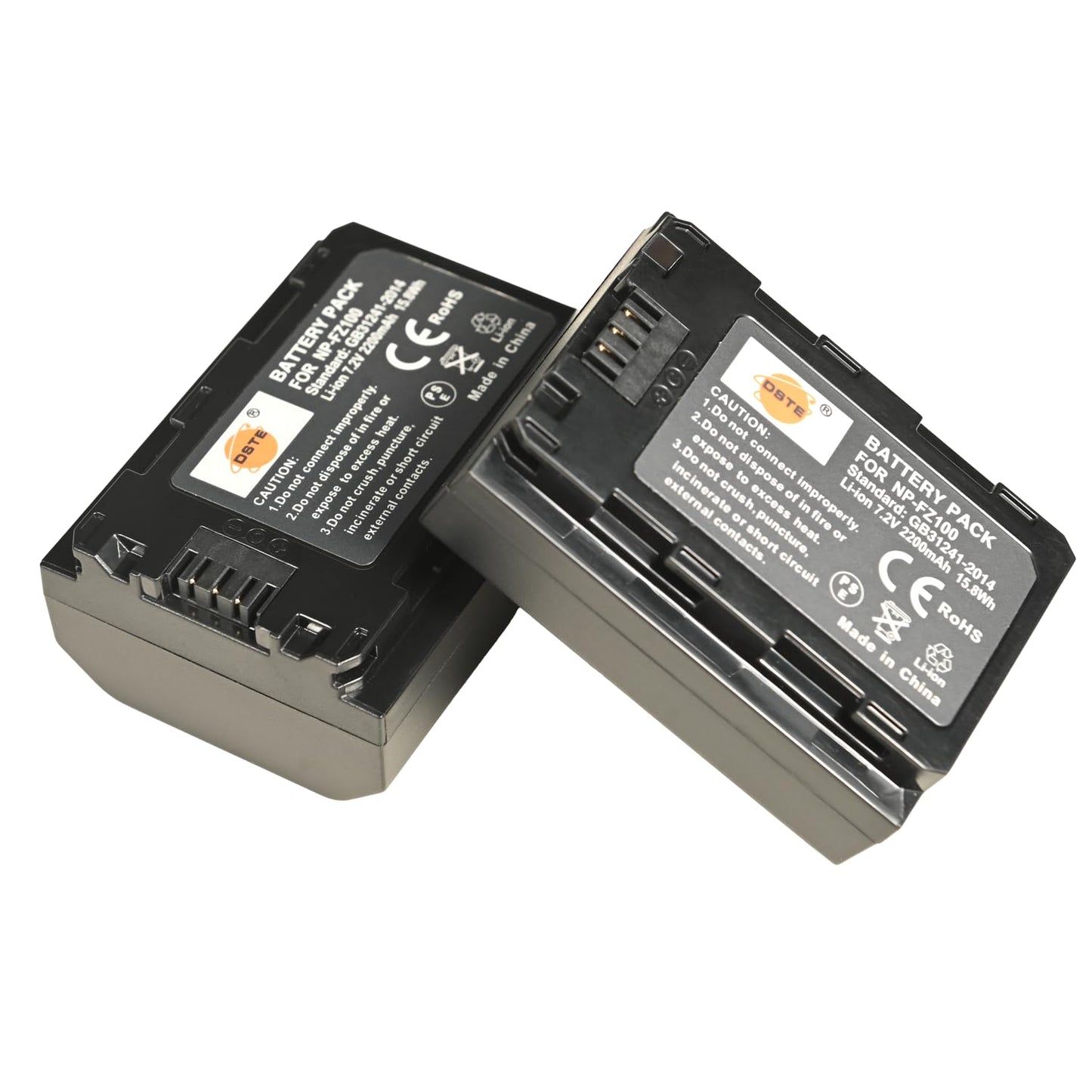 DSTE Pro VG-C3EM Vertical Battery Grip + 2X NP-FZ100 Battery Compatible with Sony A9 A7RIII A7MIII Digital Camera