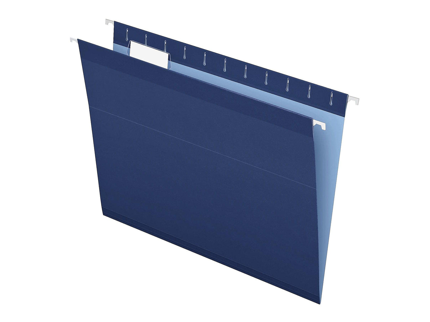 Pendaflex Reinforced Hanging File Folders, Letter Size, Navy, 1/5 Cut, 25/BX (4152 1/5 NAV)