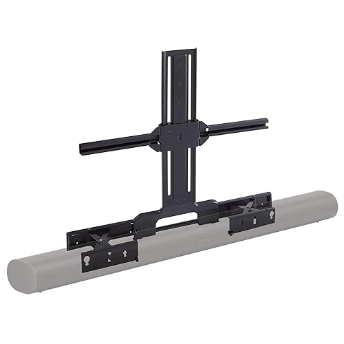 SANUS Soundbar TV Mount for Sonos Arc & Sonos Arc Ultra Soundbar - Depth Adjustable for Dolby Atmos - Universal Mount for TVs 50” to 90”