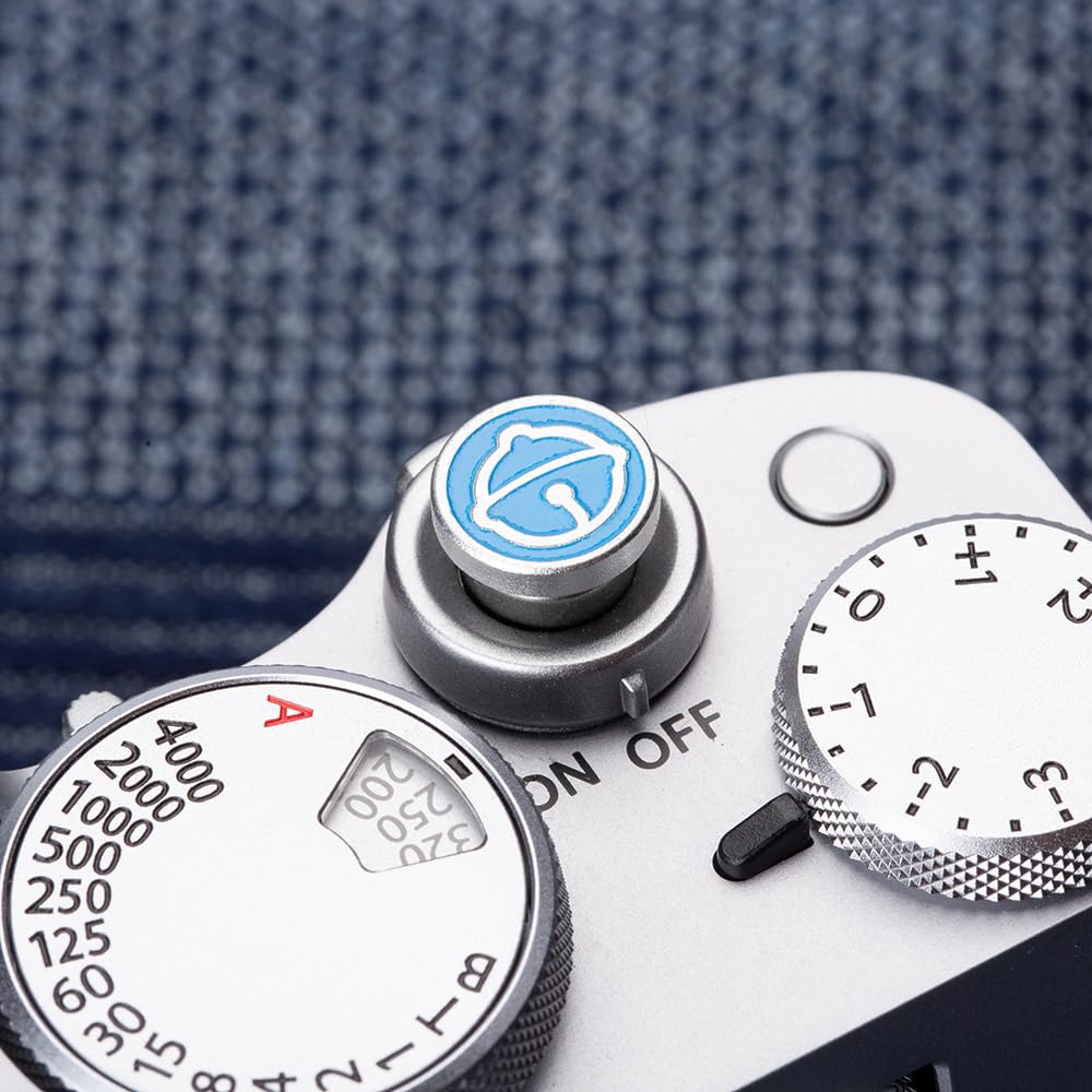 Camera Shutter Button Compatible with FUJIFILM X-T5 X-T4 X-T20 X-T30 X-T200 X-PRO2 ?,Soft Release Button for laica M9 (Bell)