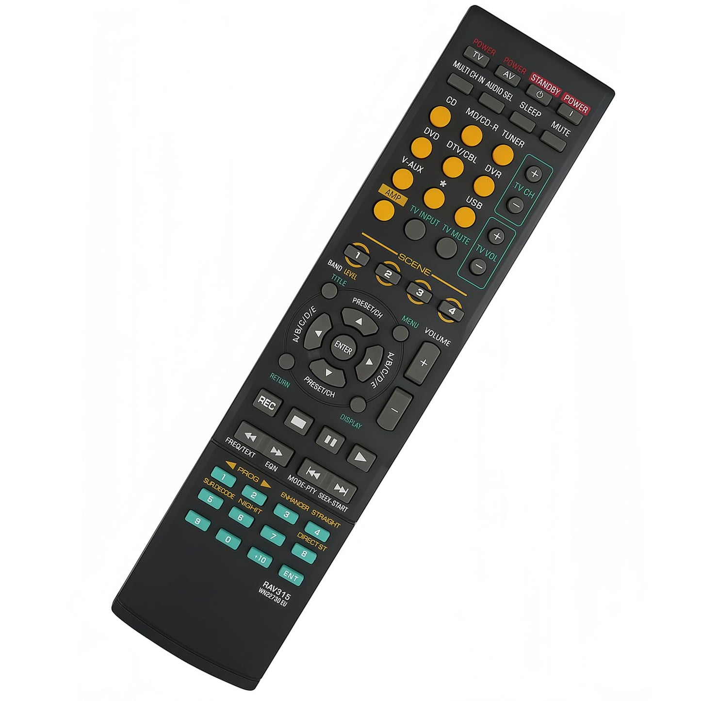 Remote Control Fit for RX-V800 WN057800 HTR-6140BL YHT740 RAV280 HTR-6150 RX-V1300 for Yamaha Home Theater System