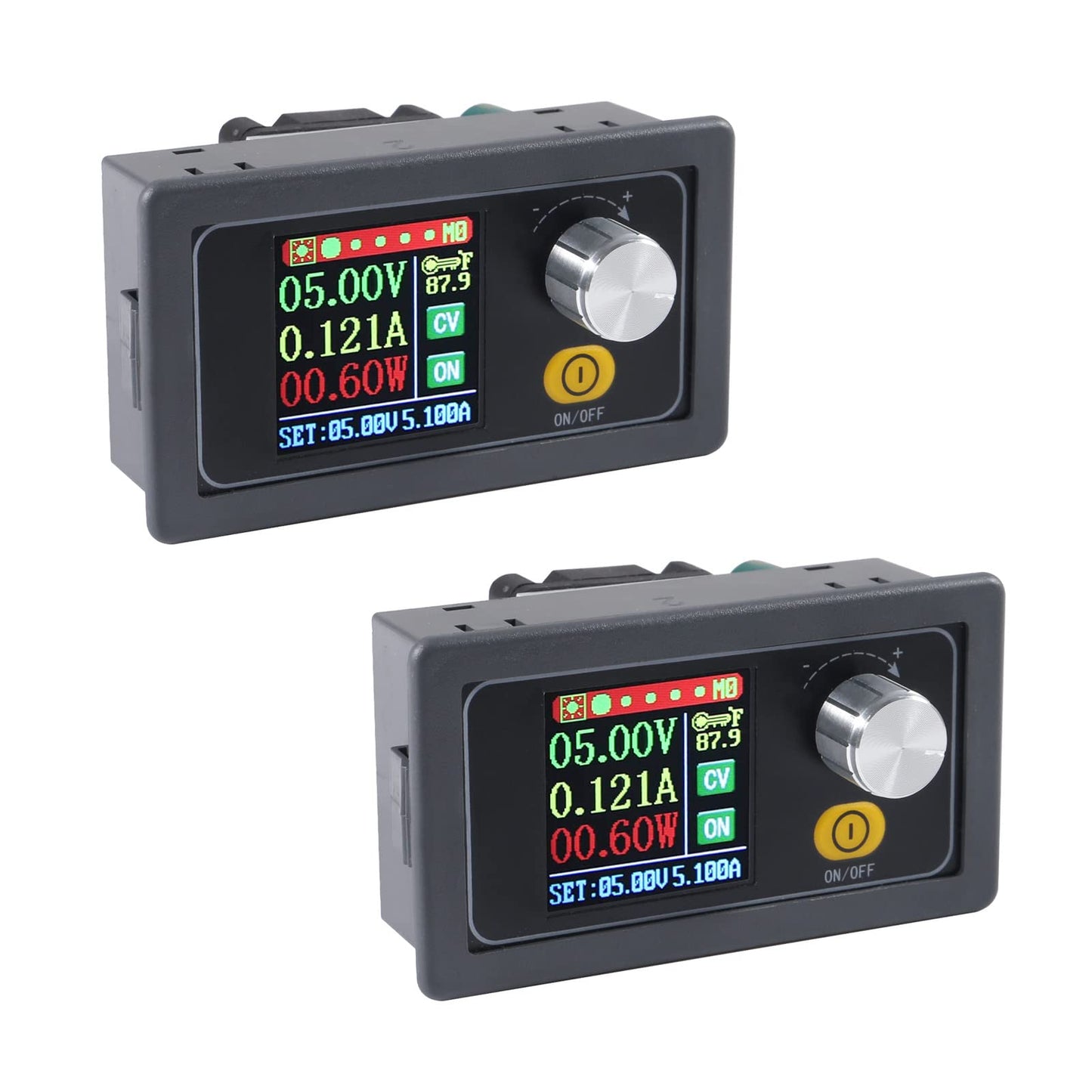 2PCS Buck Boost Converter Adjustable Voltage Regulator DC 6V-36V to DC 0.6V-36V, Step Up Down Power Supply, Constant Current Reverse Protection Module