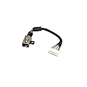 Zahara DC Power Jack Cable Replacement for Dell XPS 15 9550 9560 9570 P56F Precision 5510 Series 64TM0 064TM0 AAM00 DC30100X300 DC30100X200