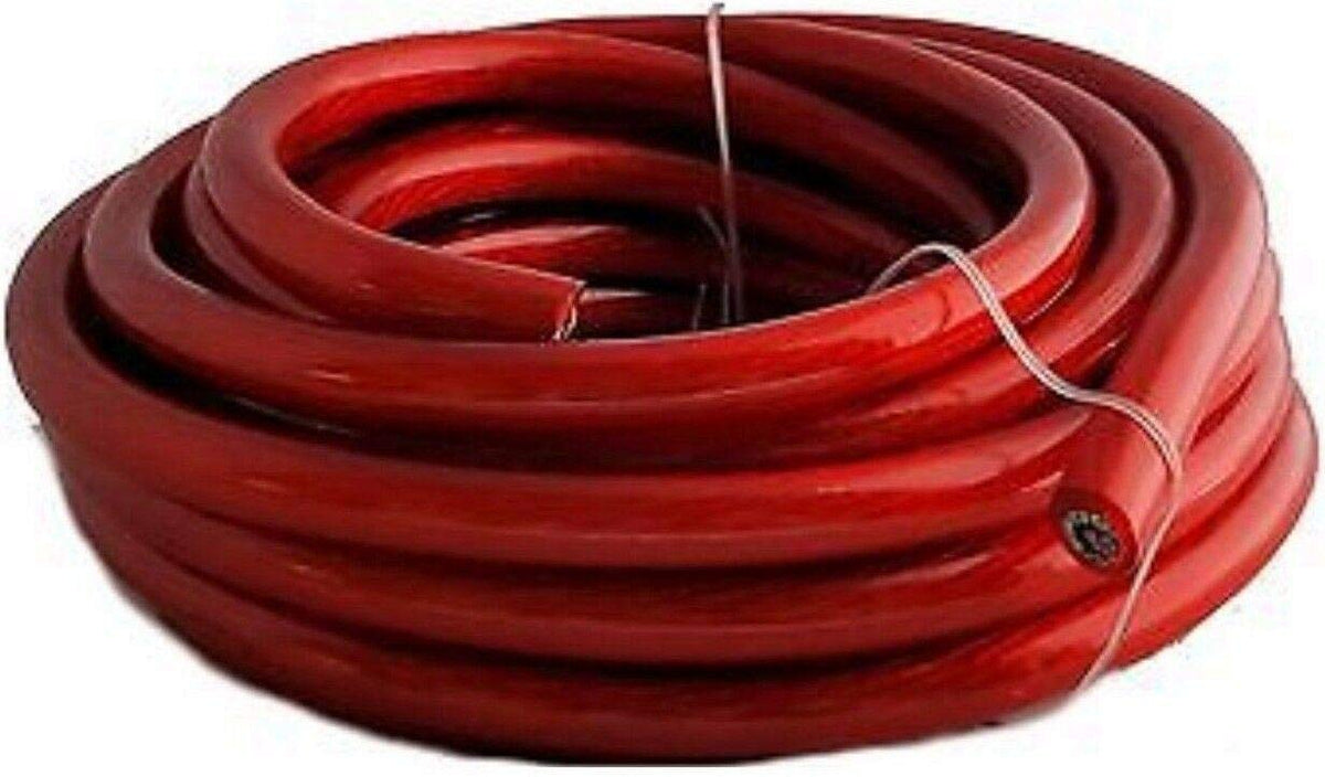 American Terminal 100 FEET 0 Gauge Blue & RED Power + Ground Wire Cable 1/0 Gauge CAR Audio