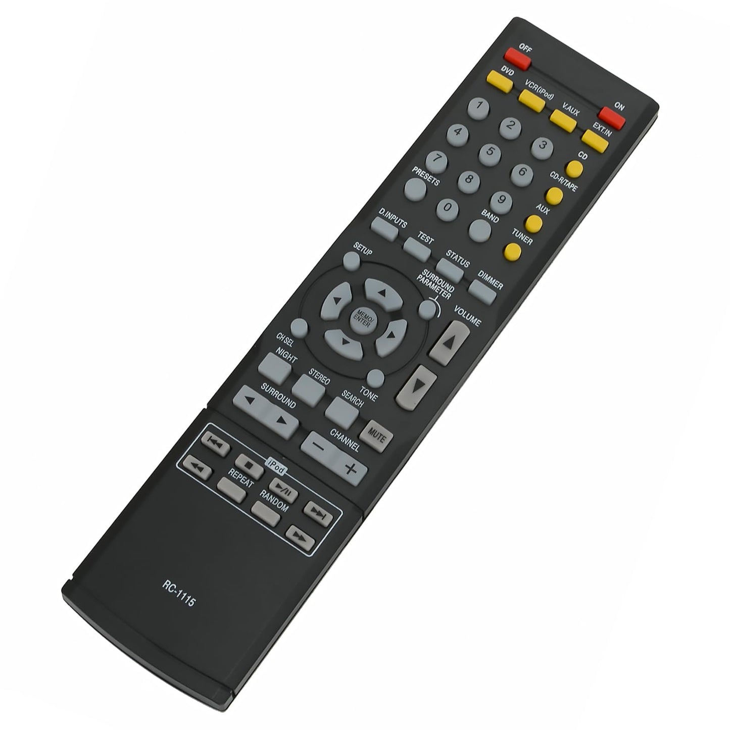 RC-1115 Replace Remote Control RC1115 fit for Denon AVR-390 AVR390 AV Surround Receiver Home Theater AV Receiver sub for RC-1120 AVR-1610