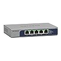 NETGEAR 5-Port Multi-Gigabit Ethernet Unmanaged Network Switch (MS105) - with 5 x 1G/2.5G, Desktop or Wall Mount, and Limited Lifetime Protection