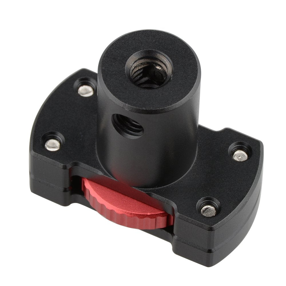 CAMVATE 15mm Micro Rod Mount with Large Knurled Edge 1/4"-20 Screw