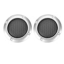 Bewinner 2 Inch Speaker Cover, Speaker Decorative Steel Mesh Circle Car Speaker Protective Mesh Cover Provide for Speakers Car Speakers
