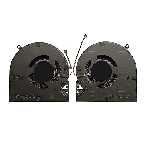 (1 Pair) New CPU GPU Cooling Fan Intended for Razer Blade 15 RZ09-0288 02886EM2 RZ09-0301 03017EM2 03018E52 RZ09-0313 RZ09-0330 03305E43 03304E42