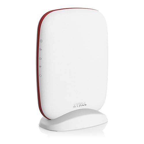 Zyxel Secure Cloud-Managed Router with AXE5400 Tri-Band WiFi Subscription-Free Network Security, Manageable via Nebula APP/Ideal for Small