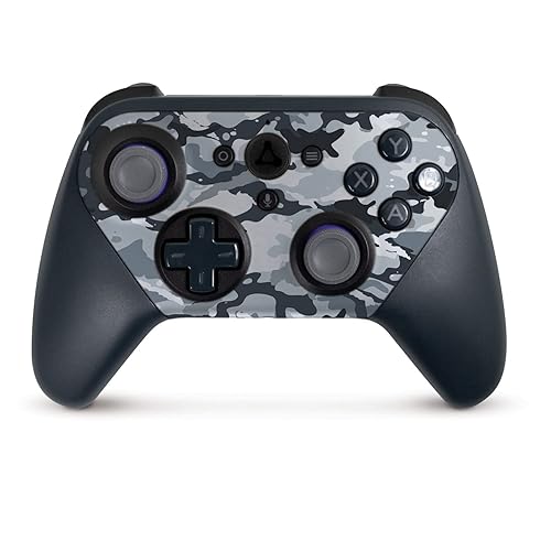 MightySkins Skin Compatible with Amazon Luna Controller - Gray Camouflage | Protective, Durable, and Unique Vinyl Decal wrap Cover | Easy to Apply