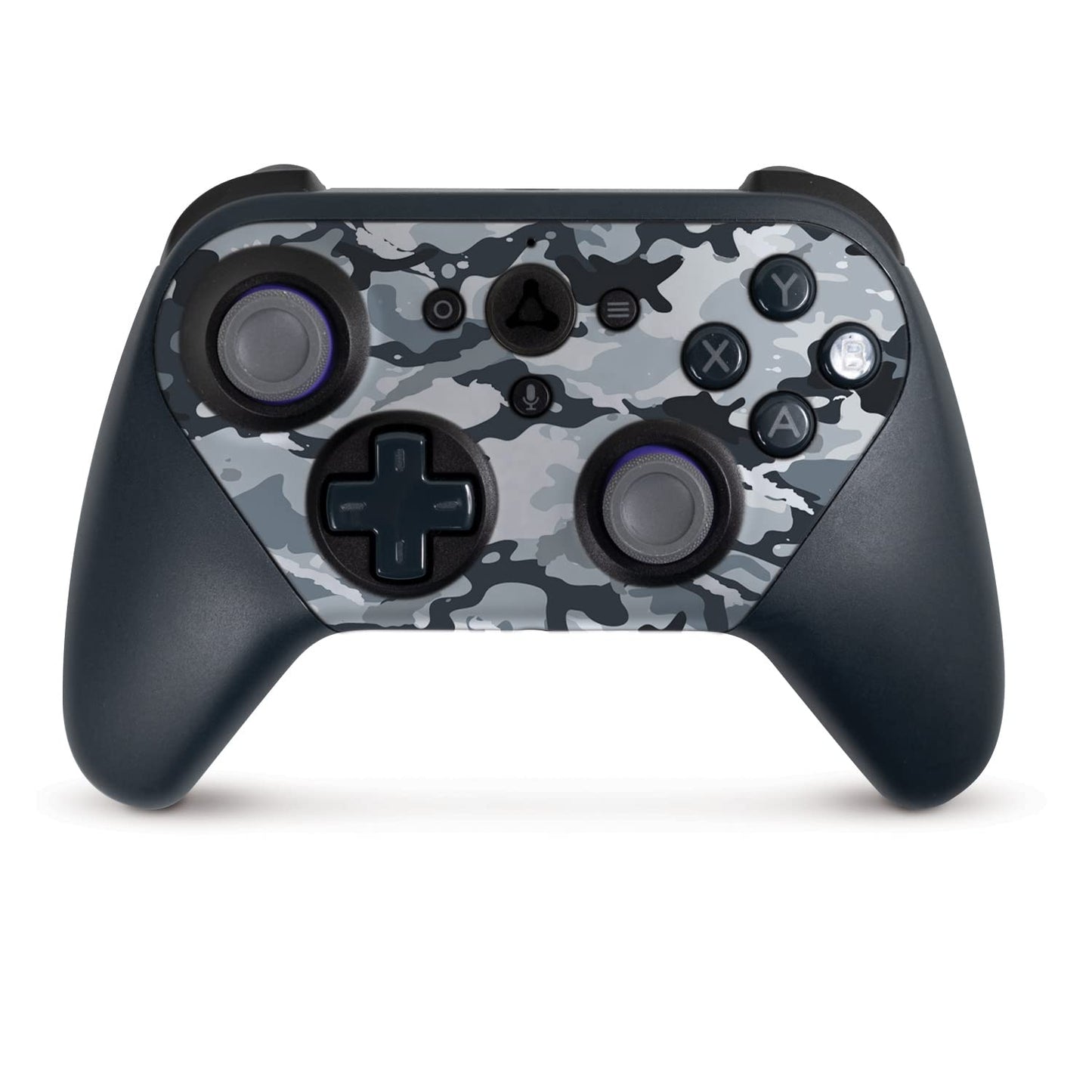 MightySkins Skin Compatible with Amazon Luna Controller - Gray Camouflage | Protective, Durable, and Unique Vinyl Decal wrap Cover | Easy to Apply