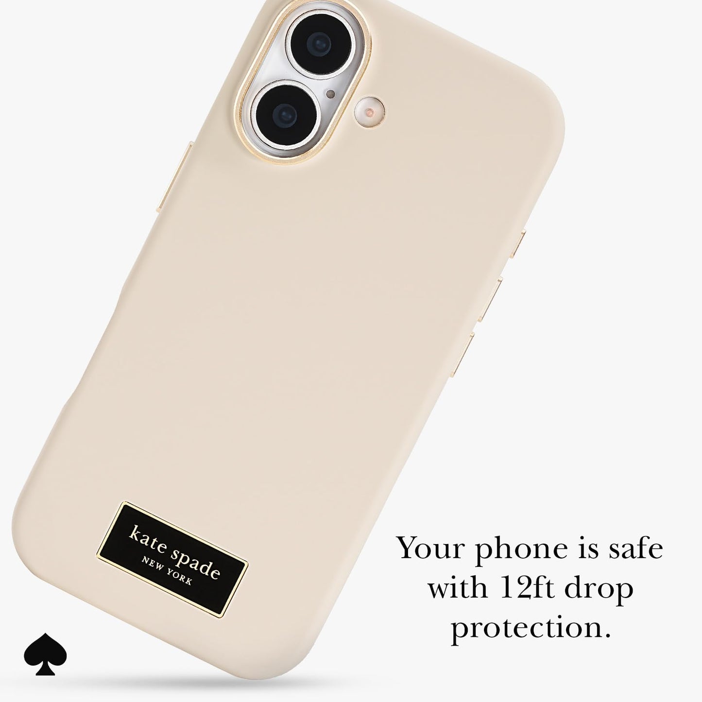 kate spade new york iPhone 17 Case - Icon Perfect Beige
