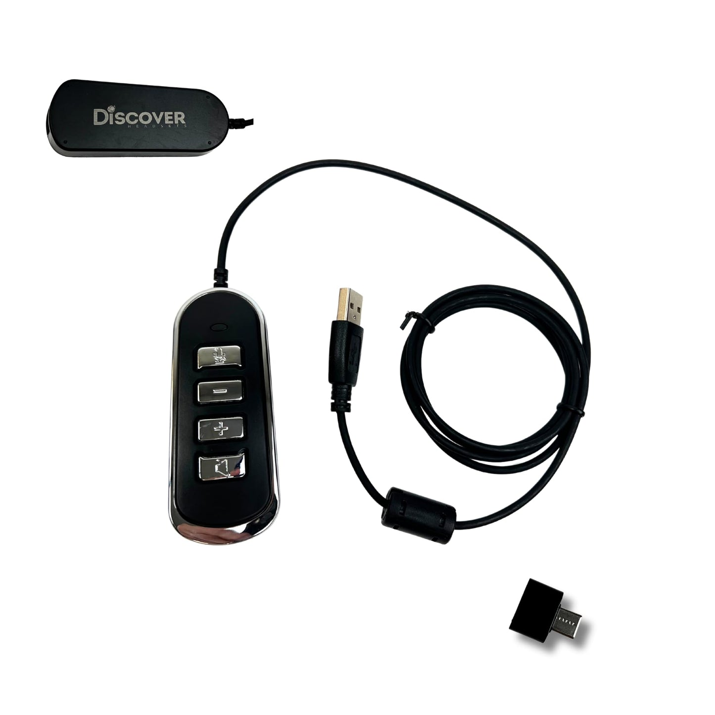 Discover D315 Universal USB Adapter Compatible with Plantronics, Jabra and Sennheiser Wireless DECT Headsets | Allows Your Desk Phone Wireless Headset