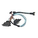 MCIO x8 74 Pin to 2 x SFF-8639 U.3 Cable - 75CM, High-Speed Data Transfer Cable for Efficient Connectivity, Durable MCIO to U.3 Cable
