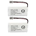 Kastar 2-Pack BBTG0645001 Model BT1008 Cordless Phone Battery for Uniden BT-1008 and Uniden DECT 2060 DECT 2080 DECT 2080-3 DWX207 WXI2077 43-269