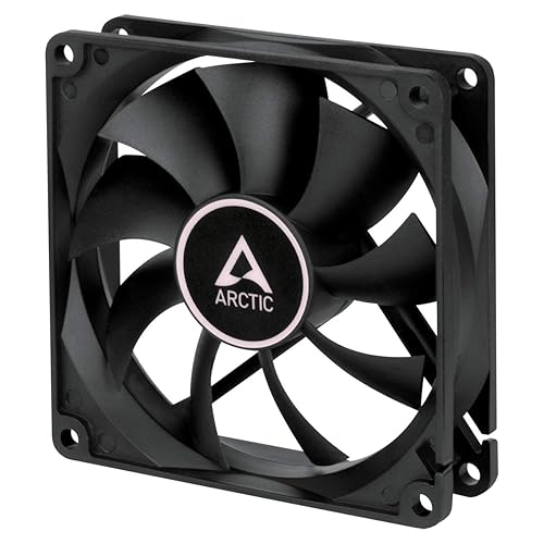 ARCTIC F9 PWM PST - 92 mm PWM PST Case Fan with PWM Sharing Technology (PST), Very Quiet Motor, Computer, Fan Speed: 150-1800 RPM - Black