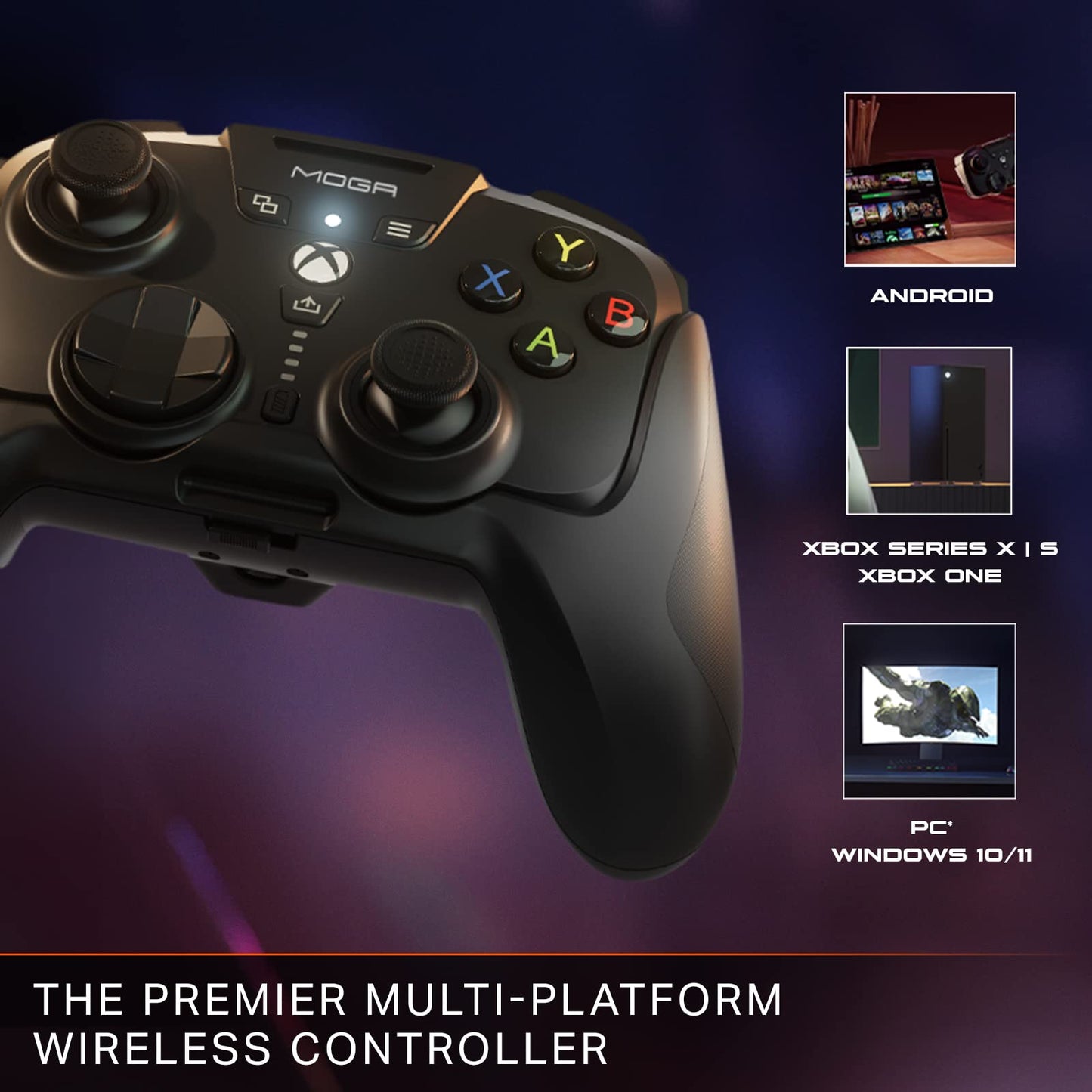 PowerA XP-ULTRA Wireless Controller for Xbox Series X|S - Firmware update via App fixes WL disconnect, Officially licensed, mini-pad + grip, works on