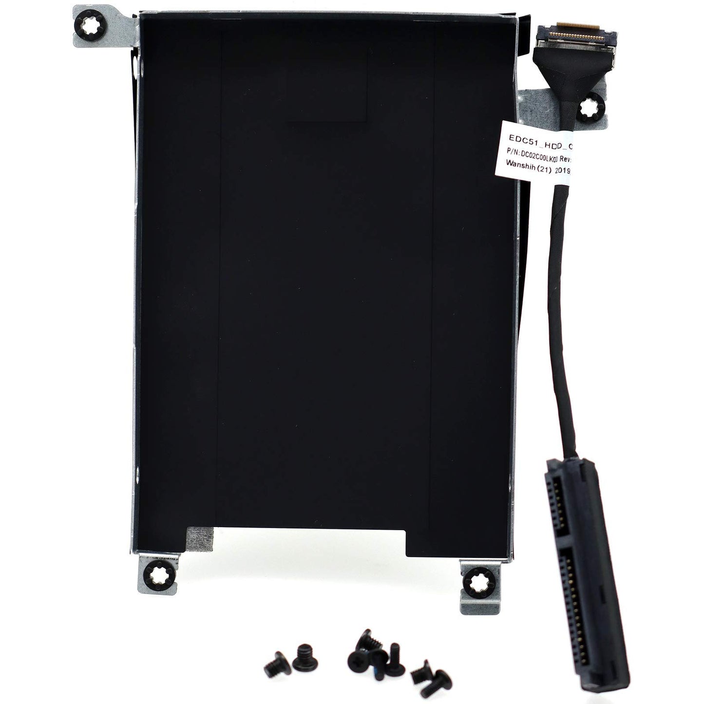 Deal4GO SATA Hard Drive Cable XY5F7 w/HDD Caddy Bracket ND8N9 for Dell Latitude 5500 5501 5502 5505 5510 5511 Precision 3540 3541 3542 3550 3551