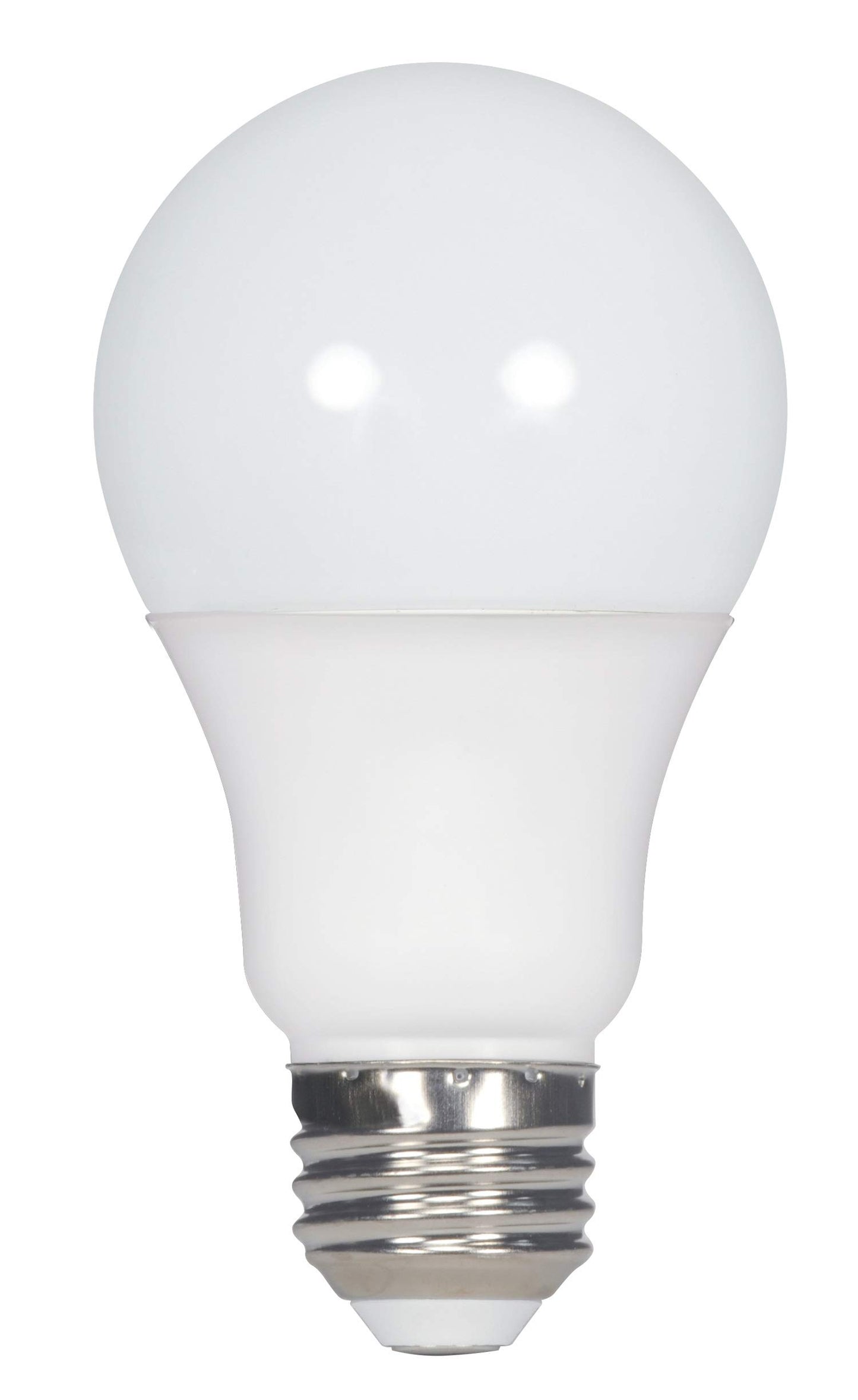 Satco S28770 Medium Light Bulb in White Finish, 4.38 inches, Frosted
