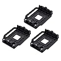 uxcell Plastic AMD CPU Fan Stand Bracket Holder Base 3pcs Black for AM2 AM3 AM2 AM3