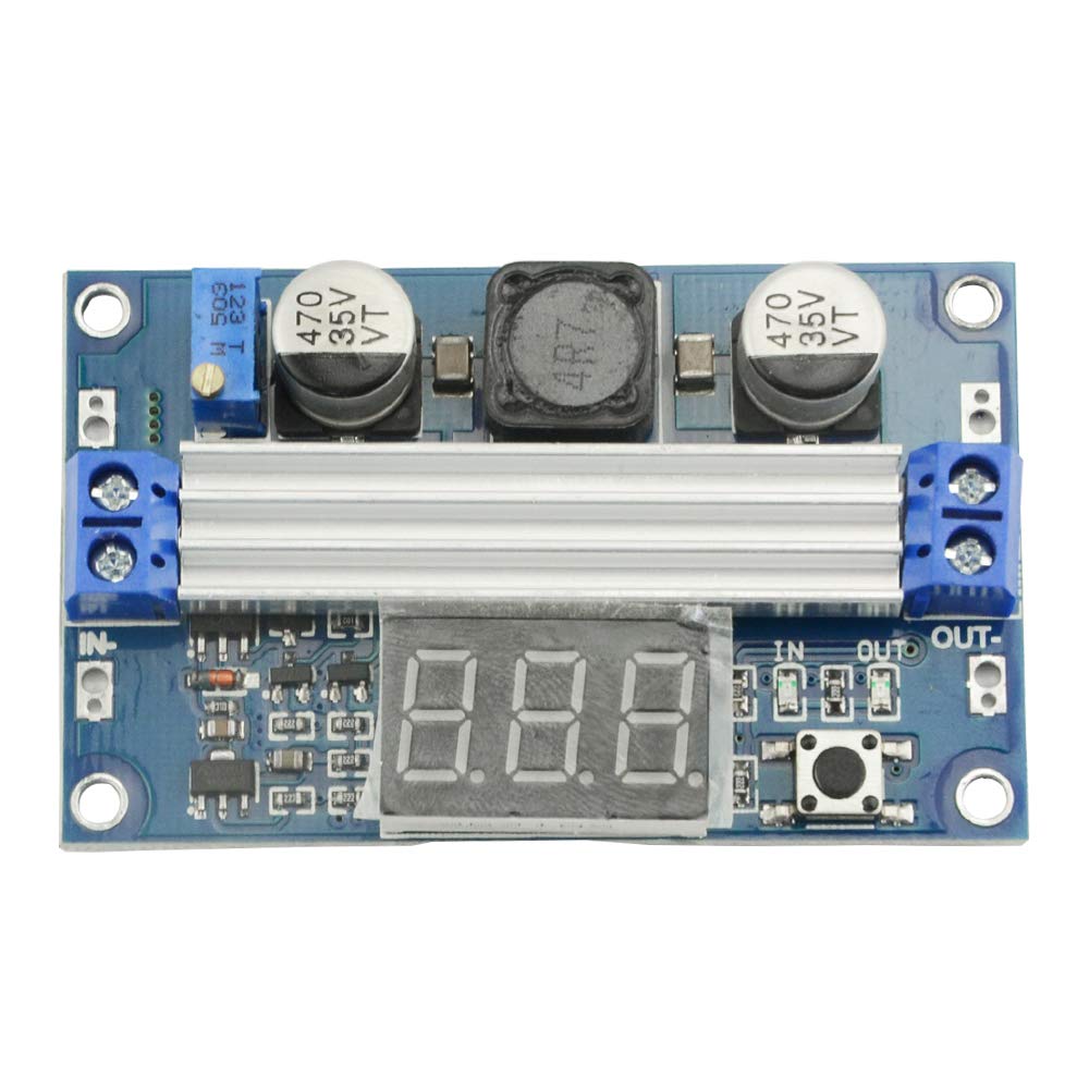 XINGYHENG DC-DC High Power Adjustable Booster Regulator Module Input 3.0~35V to Output 3.5~35V 100W with Digital Display Voltmeter Voltage Power…