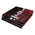 MightySkins Skin Compatible with Sony PS4 Pro Console - Kill Zombies | Protective, Durable, and Unique Vinyl Decal wrap Cover | Easy to Apply, Remove