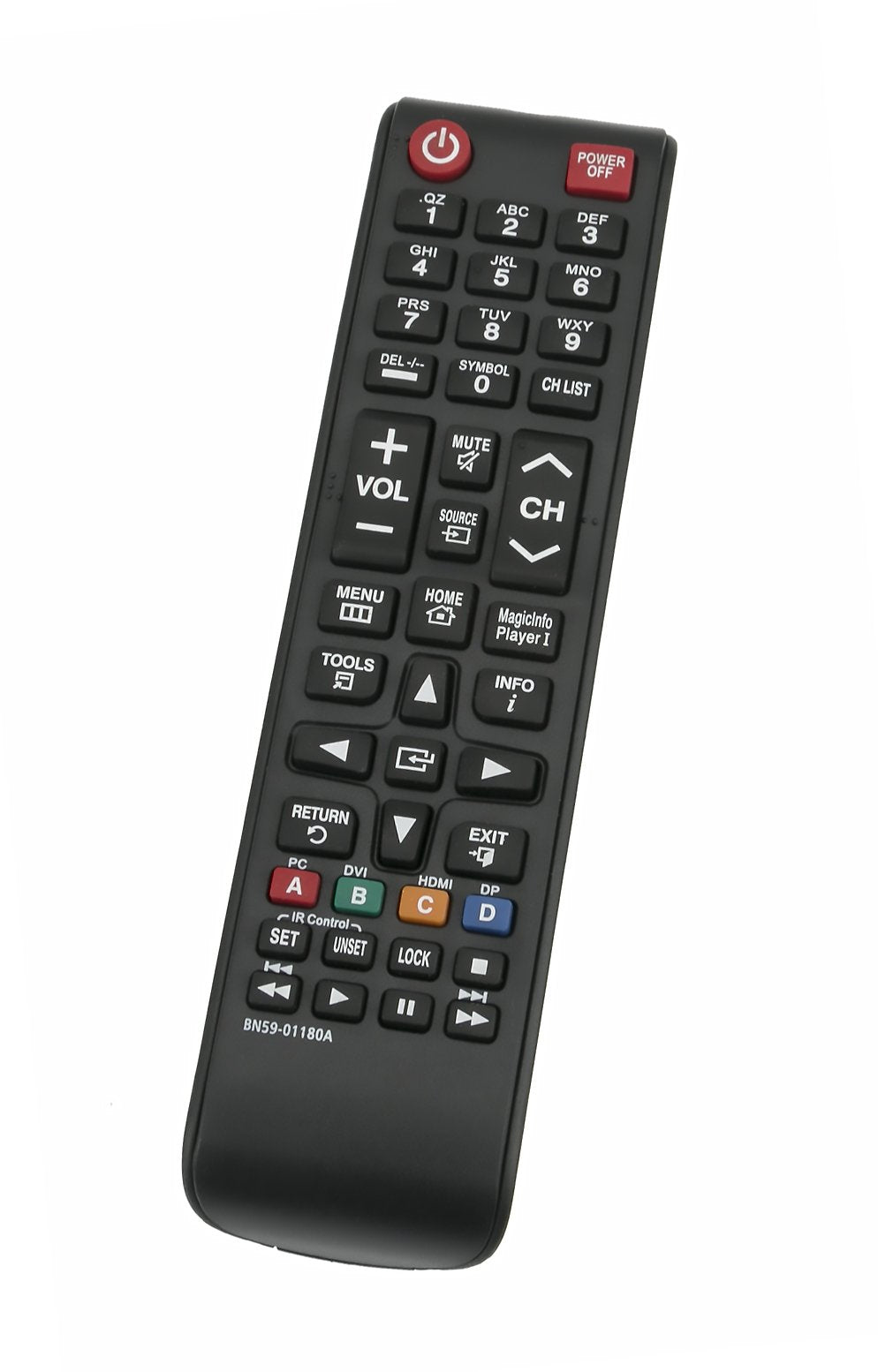New BN59-01180A Replace Remote fit for Samsung LFD TV TM1240A DH40D DH48D DH55D DM32D DM40D DM48D EM65E EM75E DC32E DC40E DC48E DC55E DC32E-M DC40E-M