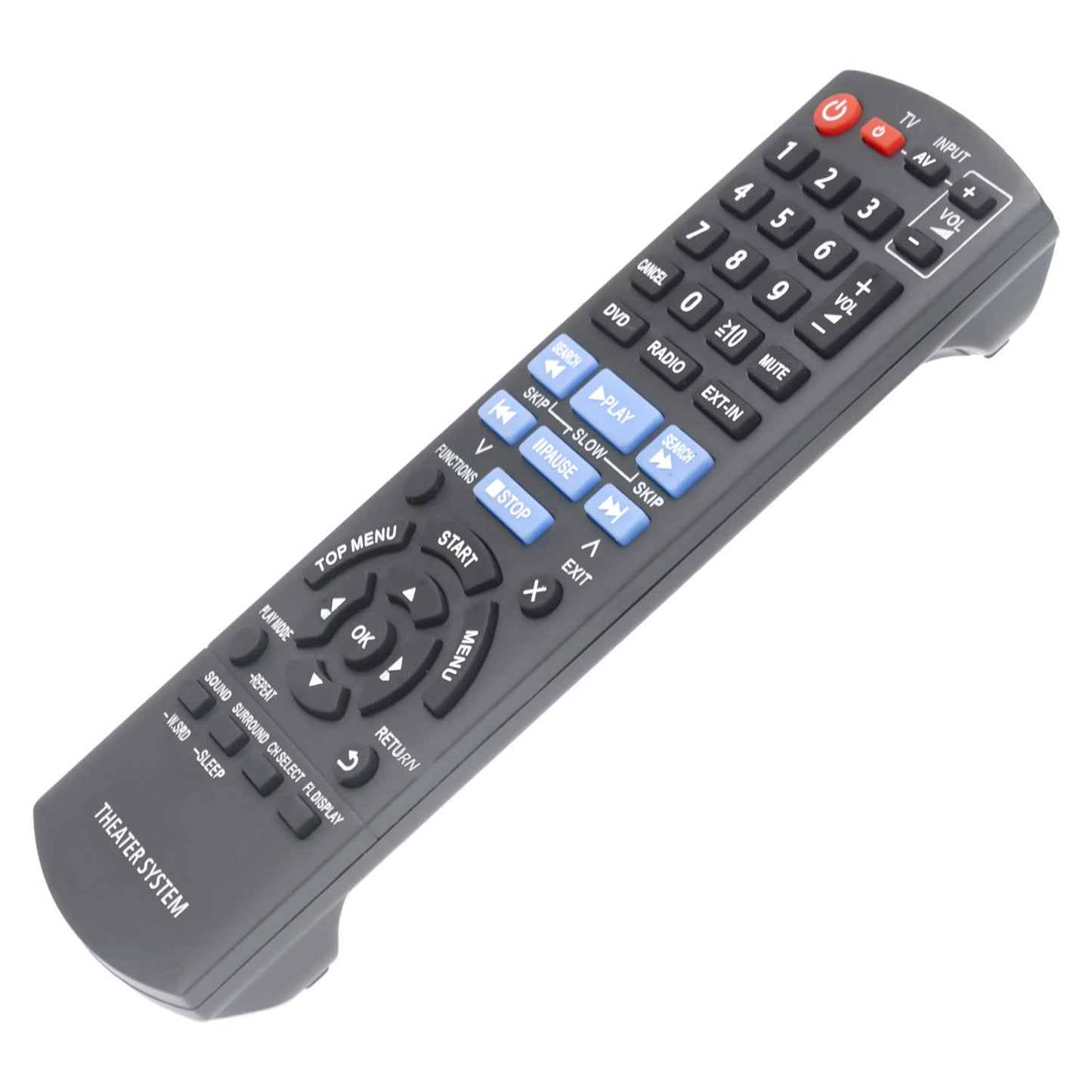 New N2QAYB000694 Remote Control fit for Panasonic DVD Home Theater Sound System SA-XH170 SB-HF171 SB-HC171 SB-HS171 SC-XH70 SB-HF75 SB-HC10 SB-HC75