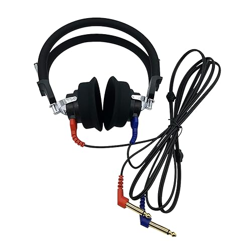 Anico for TDH39 and DD45 Audiometer Earphone Air Transducers Headsets Noise Reducing (Black)