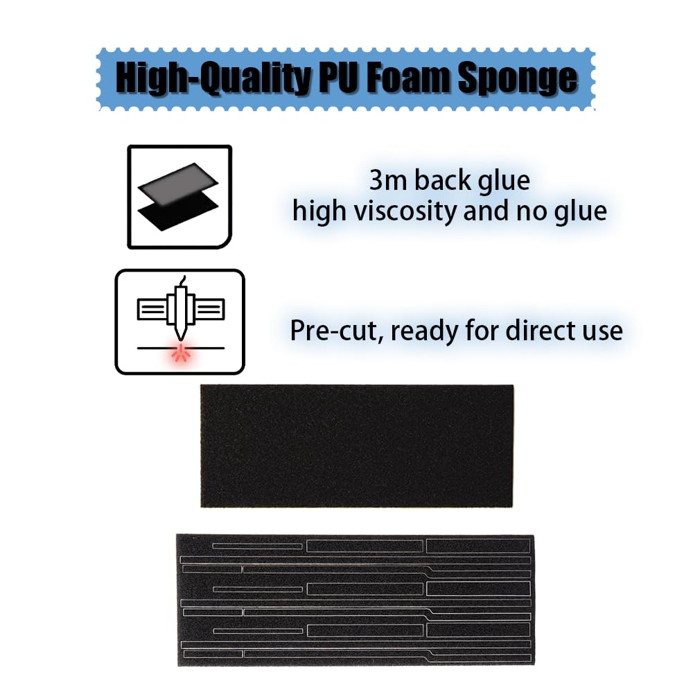 FM2 Pre-Cut Self Adhesive Light Seal Foam Sponge Kits Repair for Nikon FM2 Film Camera Accessories (for Nikon FM2)