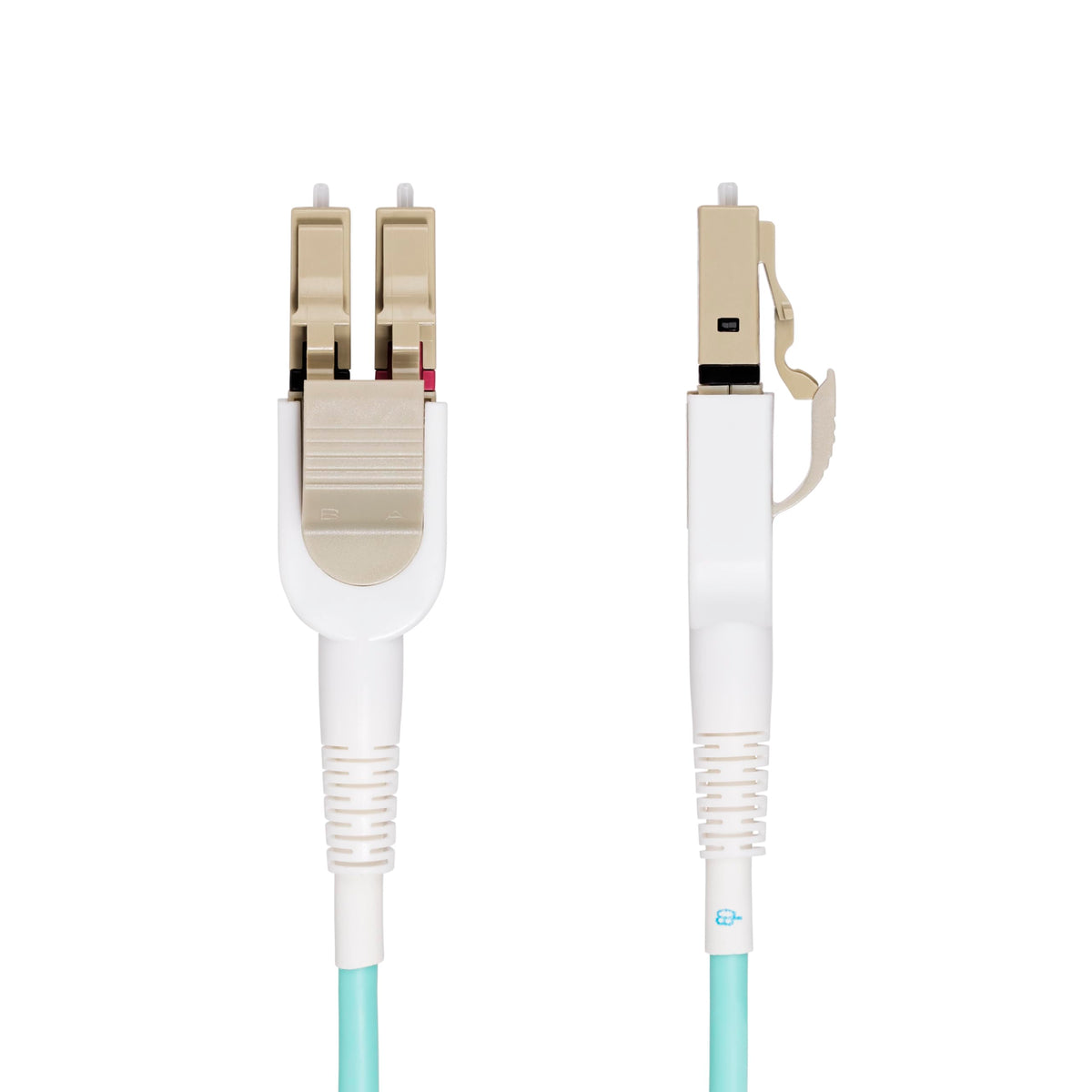StarTech 16ft/5m OM4 Switchable Fiber Cable, LC to LC, Optic (450FBLCLC5SW)