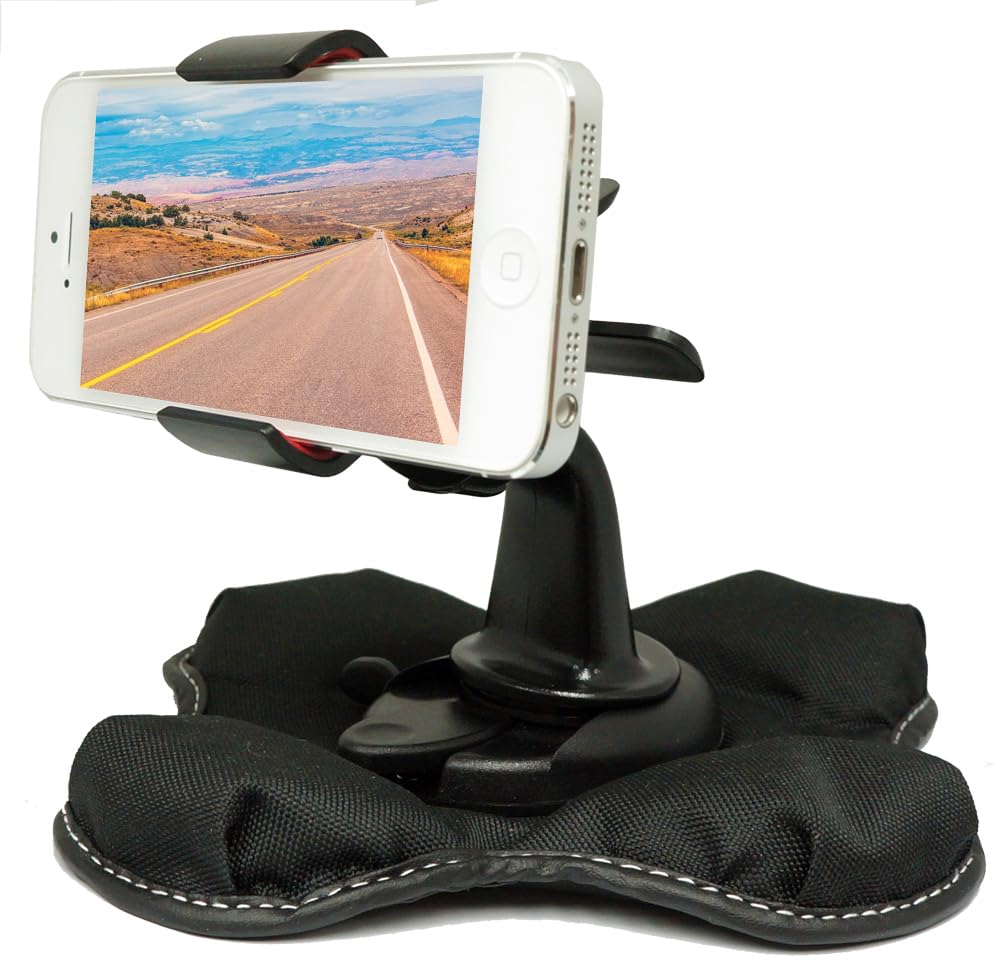 ChargerCity "Claw-X Nonslip Smartphone Beanbag Friction Dashboard Mount for iPhone 15 16 17 Pro MAX Air Galaxy S26 S25 Ultra Pixel 10 9 (All