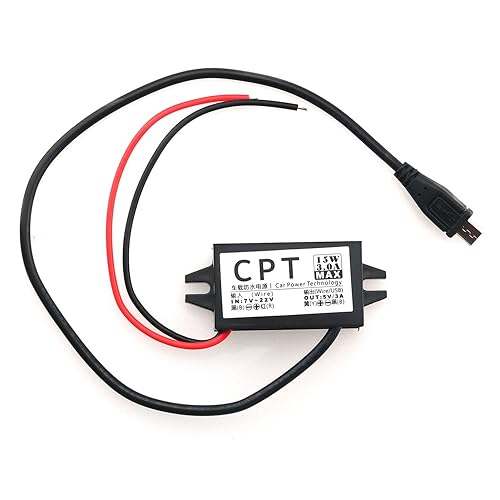 ZZHXSM 12V to 5V Micro USB Power Adapter Compatible, Buck Converter Module Ring Alarm Keypad Converter Step Down Module with Ring Alarm Keypad