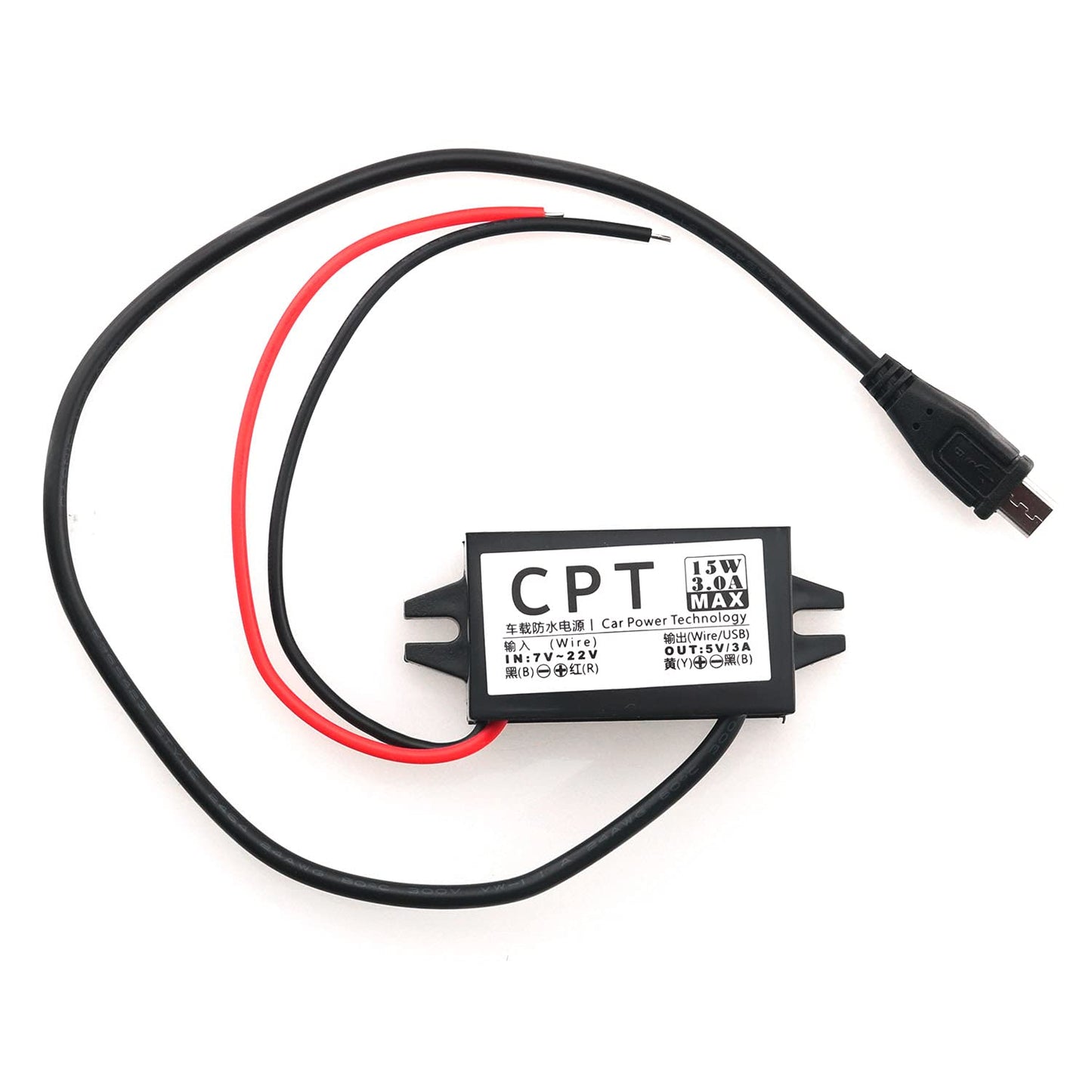 ZZHXSM 12V to 5V Micro USB Power Adapter Compatible, Buck Converter Module Ring Alarm Keypad Converter Step Down Module with Ring Alarm Keypad